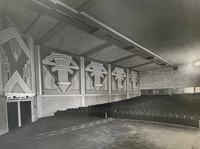 Motor City Theatre - MOTOR CITY THEATRE SCREEN VIEW OF AUDITORIUM PROMO PHOTO OL TAYLOR COMMERCIAL PHOTOG 1939
